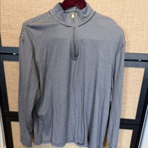 Murano Black and White Striped Pullover